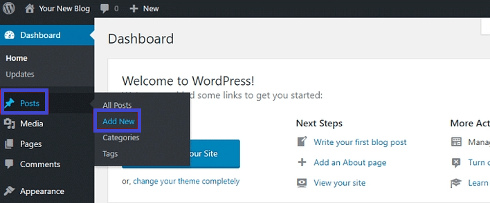 how to create a blog post- How To Start A Blog In WordPress