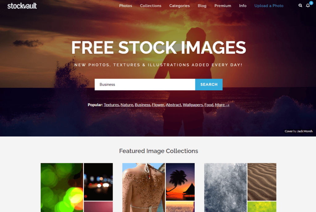 Top Stock Photo Websites - Stockvault