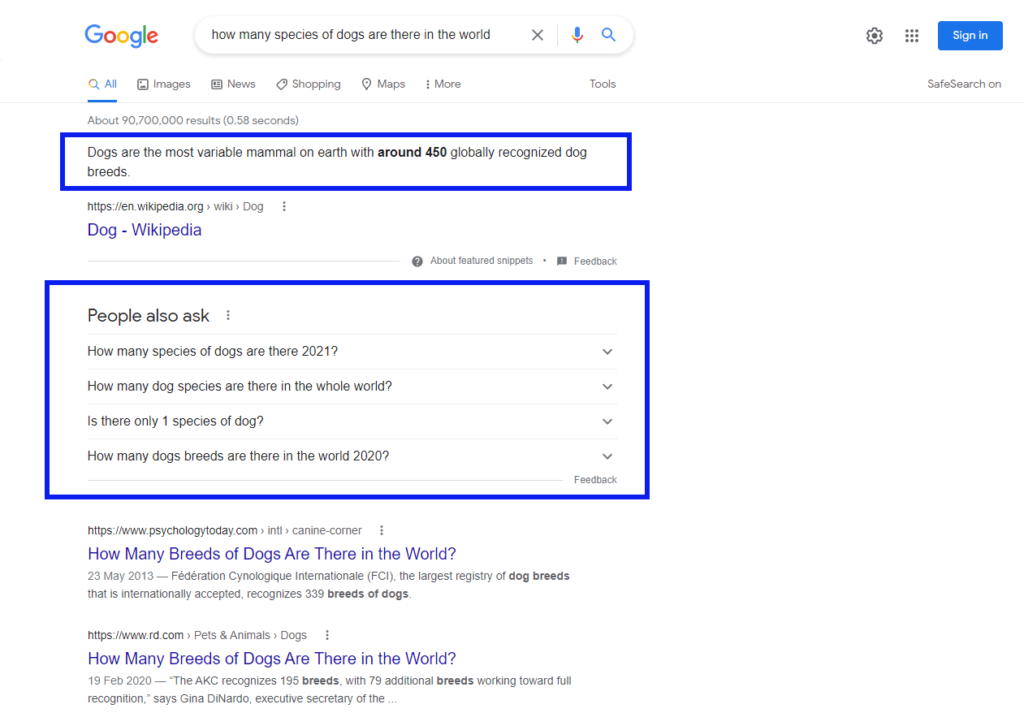 Google-Featured-Snippet
