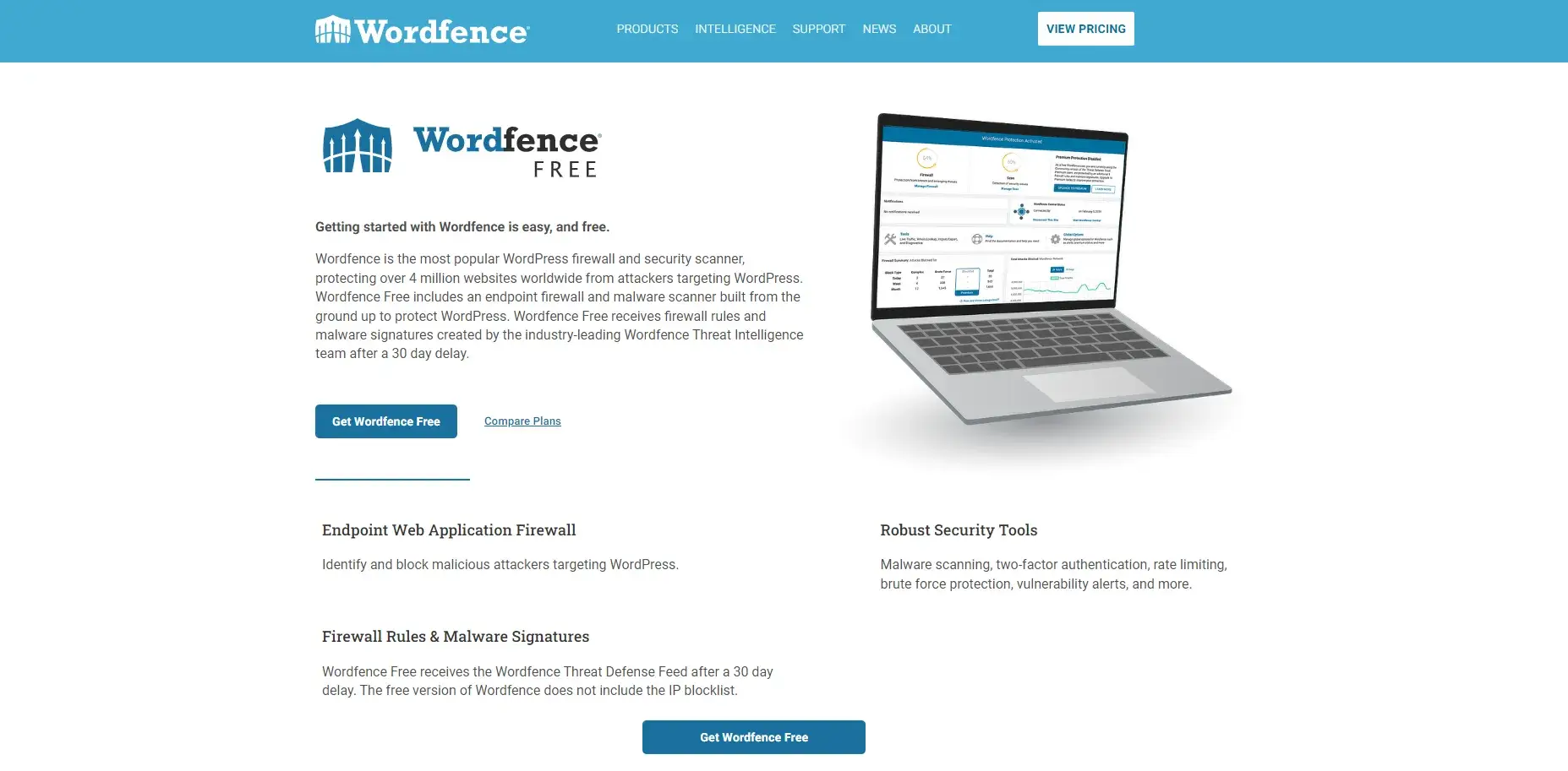 The best WordPress plugins: Wordfence Security Plugin