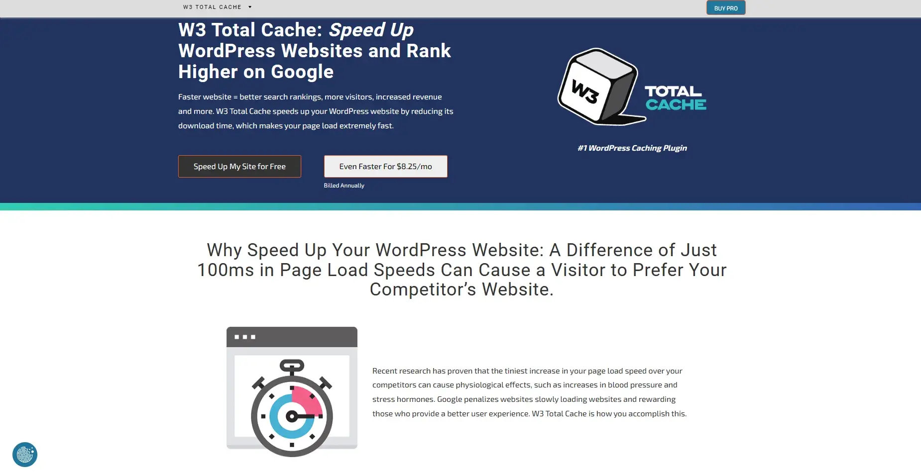 The best WordPress plugins: W3 Total Cache