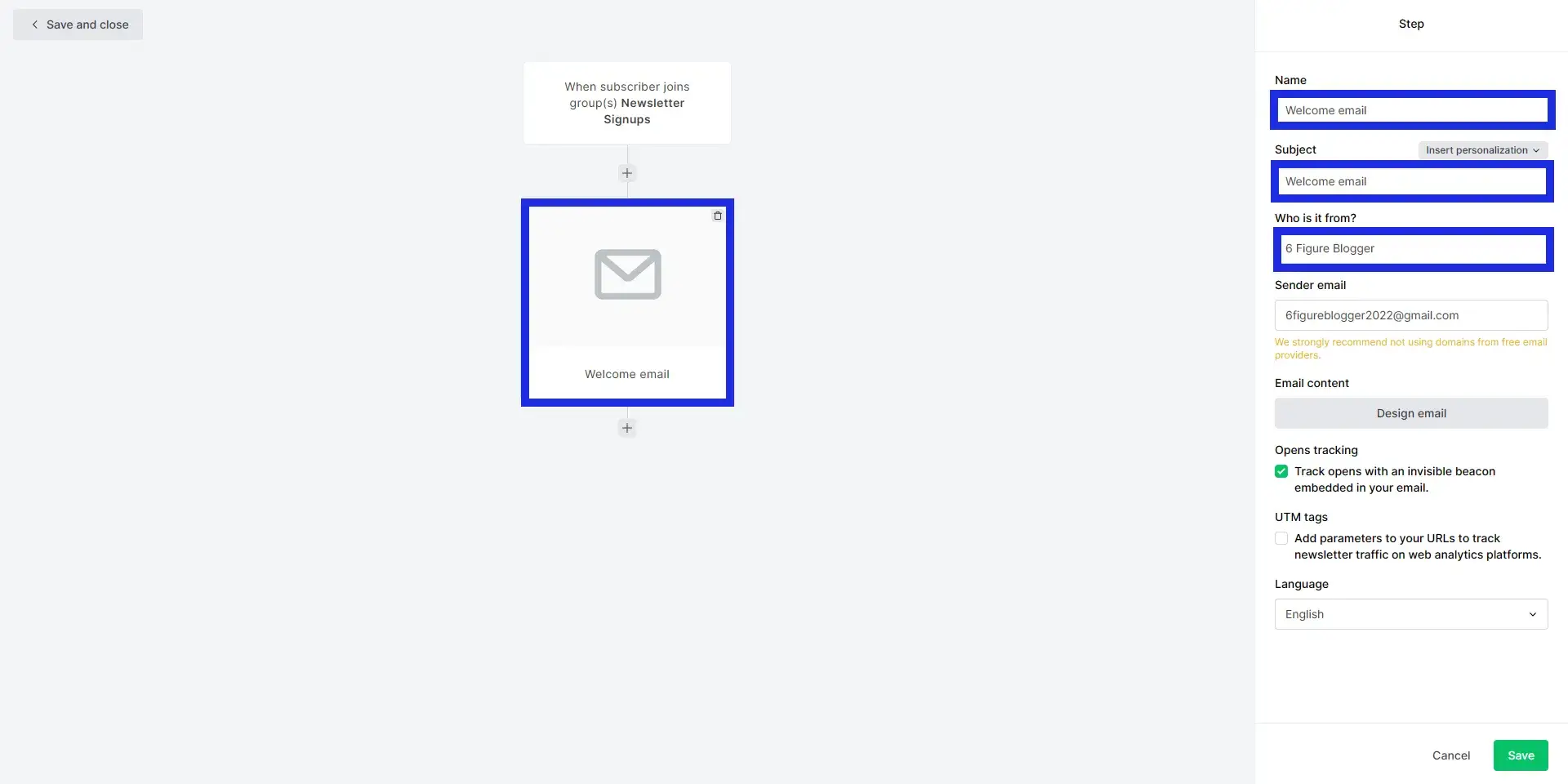Email Automations: Design your email workflow