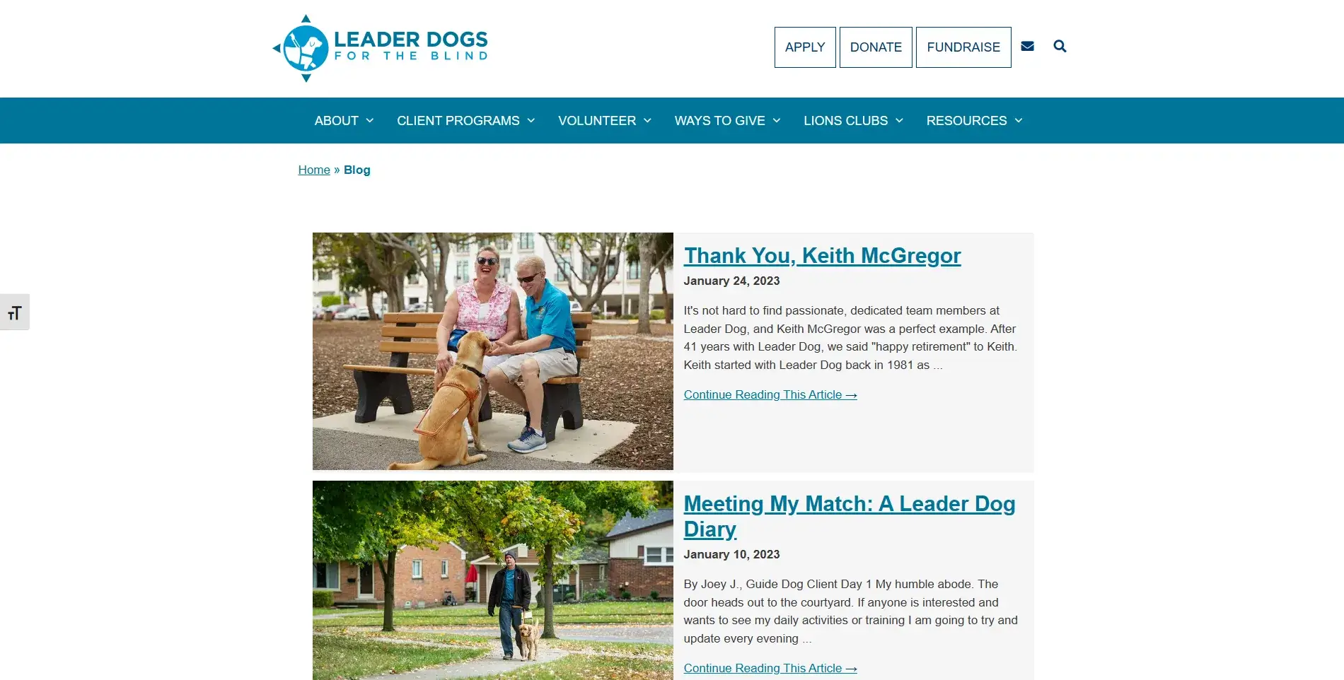 Leader Dogs